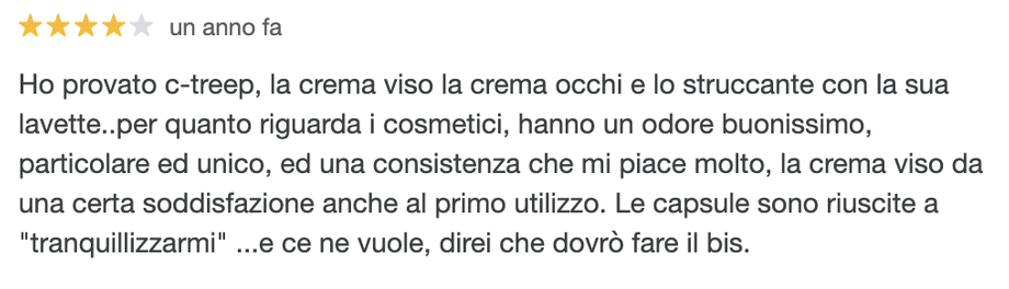 C-Treep e cosmetica